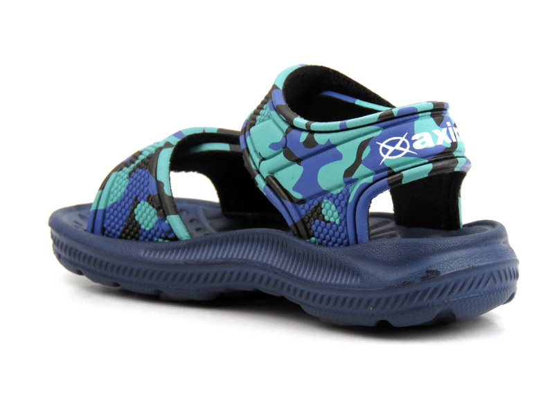 Dětské pěnové sandály na suchý zip - AXIM 2233, zelené