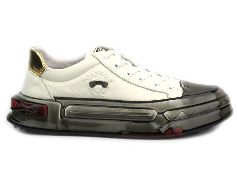 Moderní pánské tenisky - JOHN DOUBARE 9699, bílá