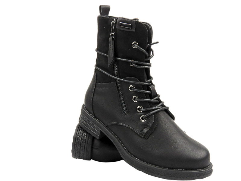 Dámské boty z ekokůže - Evento 20BT35-3068, černá