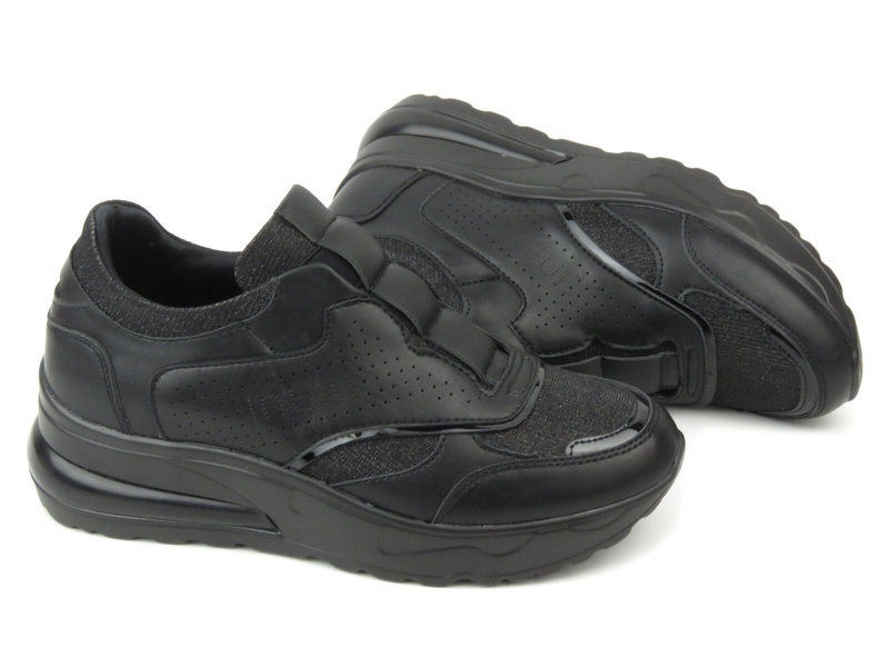 Dámské slip-on tenisky - INBLU IN-239, černé