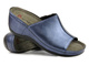 Pohodlné dámské pantofle bez špičky - Berkemann 01750, tmavě modrá