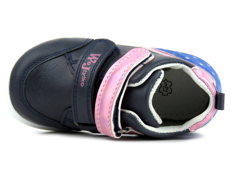 Dětské kotníkové boty, kotníkové boty - Wojtyłko 22002, tmavě modrá