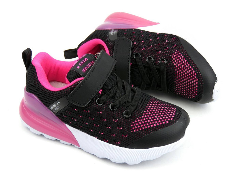 Dětské sportovní boty, tenisky American Club RL 11-12/22, černé