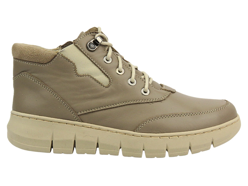 Dámské kotníkové boty z přírodní kůže - HELIOS Komfort 526, černá 2