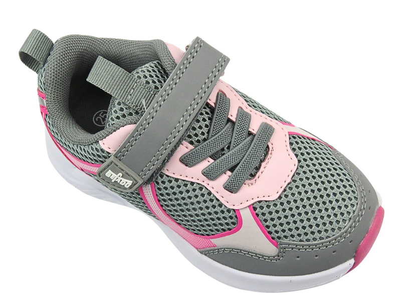 Dívčí sportovní boty BEFADO 516Y172 šedé se suchým zipem
