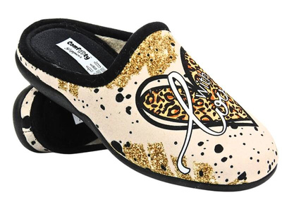 Dámské, dívčí pantofle - Comfooty D17 SER.23V-219, béžová