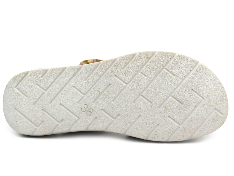 Dámské zdravotní žabky s korkovou stélkou - Inblu VR7B, bílá
