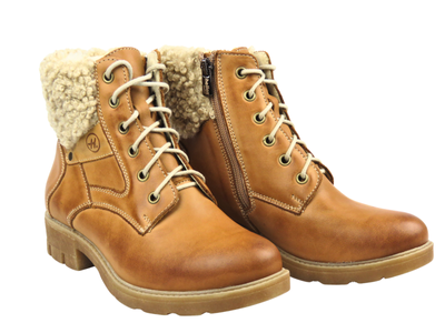 Dámské trekové trapery Helios Komfort 565, hnědé