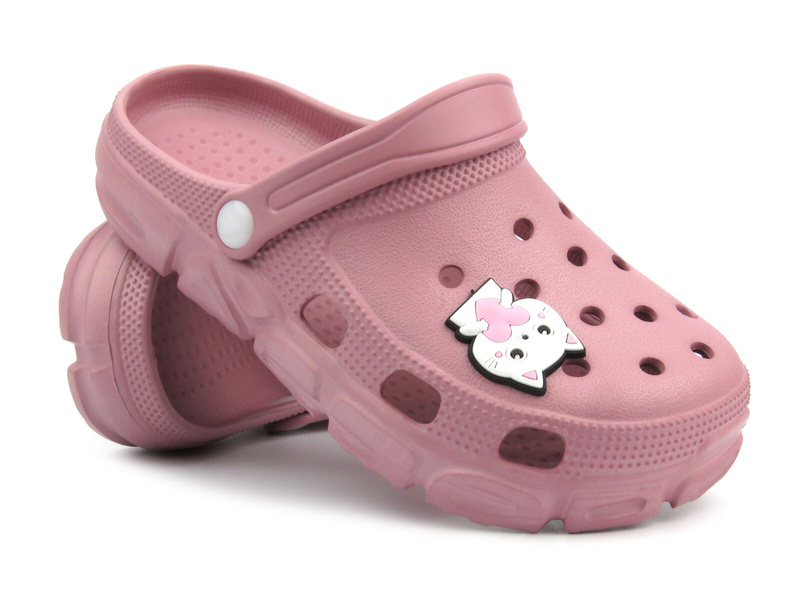 Dětské dřeváky - Realpaks PF-402, PF-401, růžové