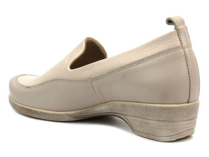 Dámská kožená polobotka - GALANT 1026, béžová