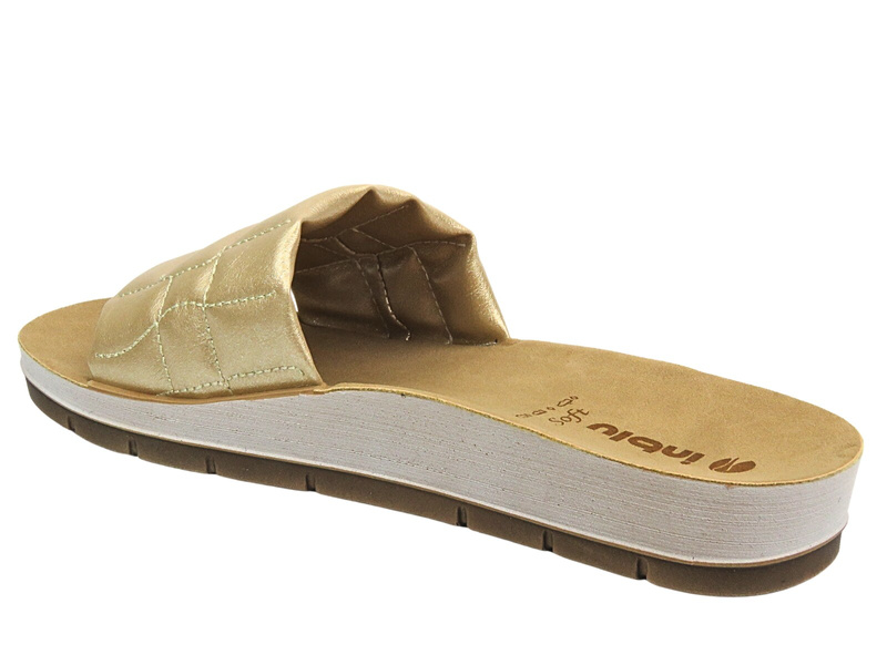 Dámské žabky s flitry - INBLU Mimi, šedé