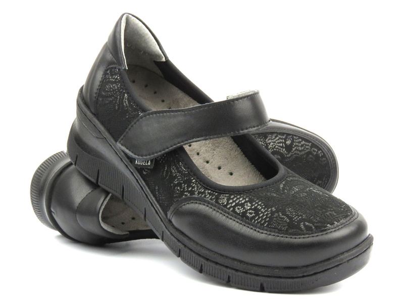 Pohodlné, měkké dámské boty se strečem - AXEL 1437, černá