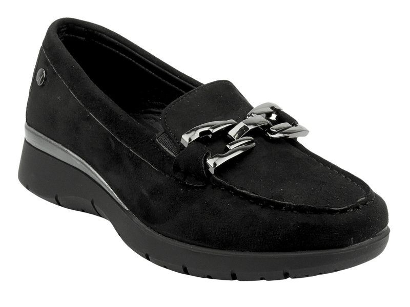 Dámské černé mokasíny Inblu IC-20