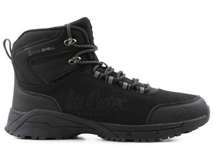 Pánské trekingové kalhoty s Aqua Shell - LEE COOPER 22-01-1404M, tmavě šedá