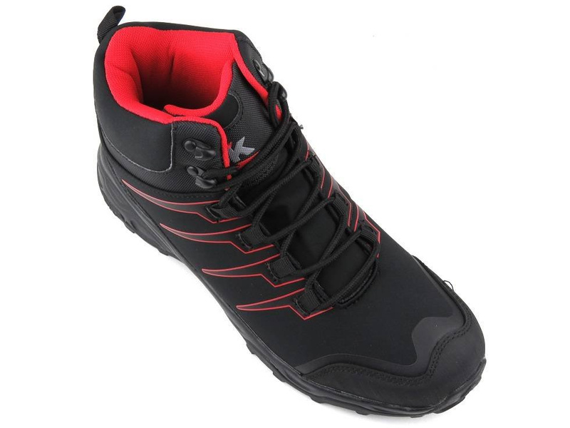 Pánské vysoké trekingové kalhoty DK Soft Shell 2203, černé