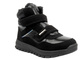 Sněhule, dětské boty na suchý zip AMERICAN CLUB ES 142/23, černé