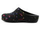 Dámské plstěné pantofle s květinami - BERKEMANN 01028-914 Donata, grafit