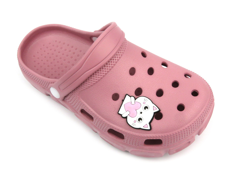 Dětské dřeváky - Realpaks PF-402, PF-401, růžové