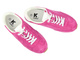 Pohodlné kožené dámské polobotky Kobbo 41536, fuchsiové