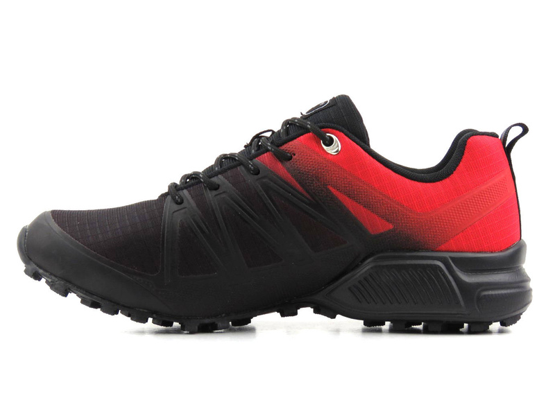 Pánské sportovní boty, běžecké tenisky - DK Speed Grip VB16795, černá a červená