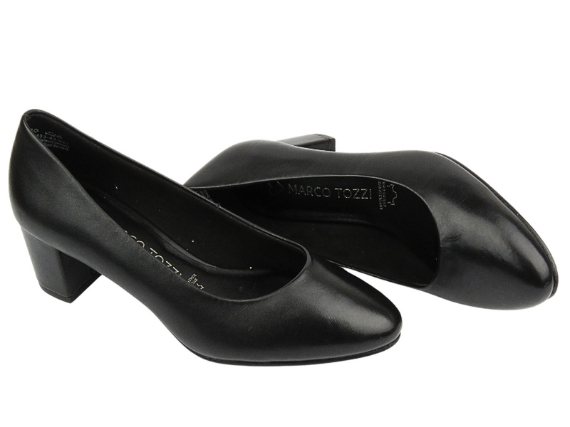 Kožené lodičky na vysokém podpatku - UNCOME 32010, černé