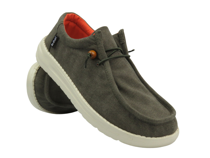 Pánské mokasíny Lee Cooper LCW-25-01-3232M, khaki