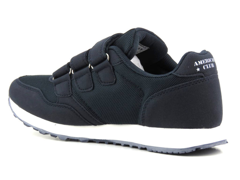 Sportovní obuv a tenisky pro mládež - AMERICAN CLUB WT146/23 / WT147/23, tmavě modrá