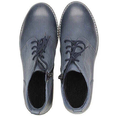 Dámské kozačky od polského výrobce - Syrena 4000, tmavě modrá