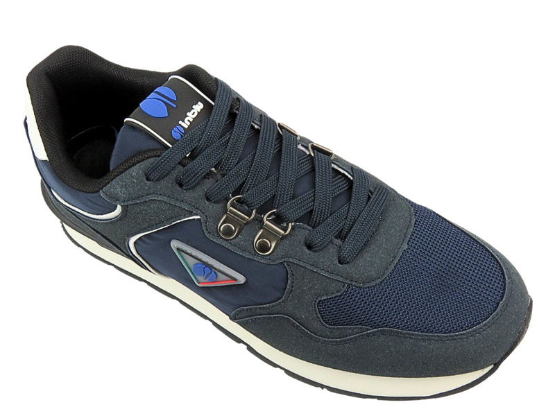 Modré pánské sportovní boty na šněrování Inblu IU-16