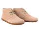 Barefoot kožené minimalistické dámské kotníkové boty - Nika Komfort 28011 béžové