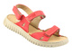 Měkké, pohodlné dámské sandály HELIOS Comfort 205S, červené