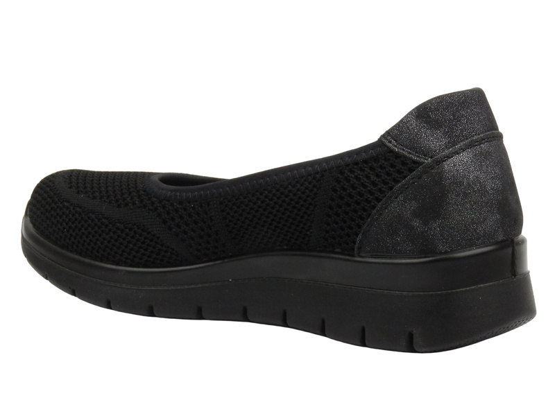 Polobotky, dámské espadrilky – News 24TX02-7656, černé