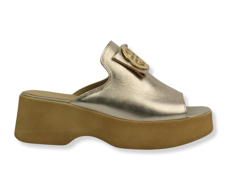 Dámské sandály na klínku - VENEZIA 003 MERTER, šedé