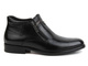 Elegantní pánské kotníkové boty na zip - JOHN DOUBARE YGFR-Z106-306-1, černé