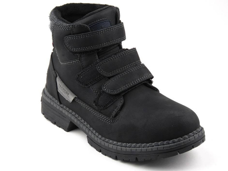 Chlapecké boty se zateplením - AMERICAN CLUB RH 39/19, černé
