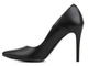 Elegantní vysoké podpatky se špičatou špičkou - Venezia 208 PELLE, černá