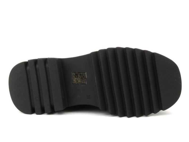 Dámské kožené kotníkové boty - VENEZIA 040541 R010 černá