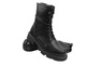 Venezia Dámské kožené boty W027LEBLOBB008 Black Zipped