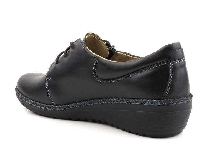 Dámská šněrovací obuv - Helios Komfort 328, černá