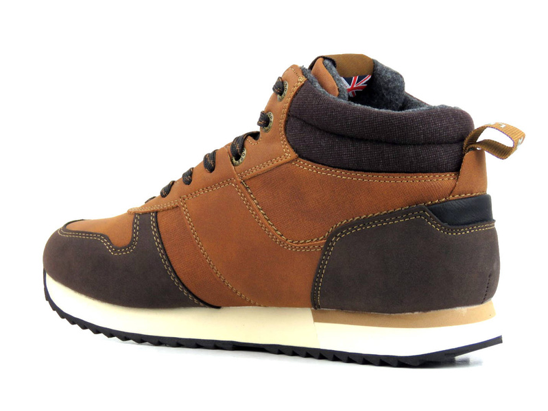 Pánská zimní sportovní obuv - LEE COOPER 22-31-1461M, hnědá