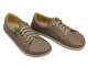BareFoot dámské minimalistické polobotky khaki Helios Komfort 436