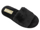 Dámské pantofle s umělou kožešinou bez krku - INBLU EK-11/2 Black Slip-On