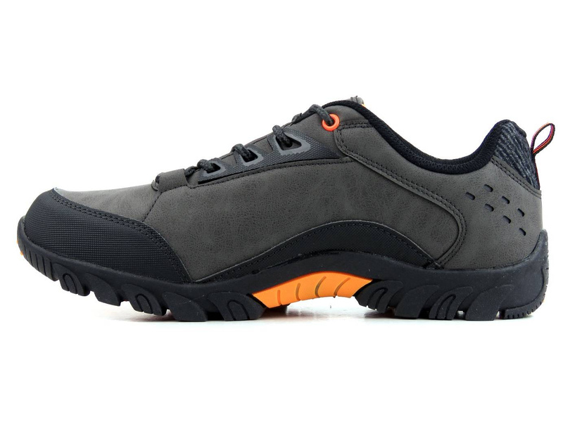 Nízká pánská treková obuv - BADOXX MXC-8229, šedá