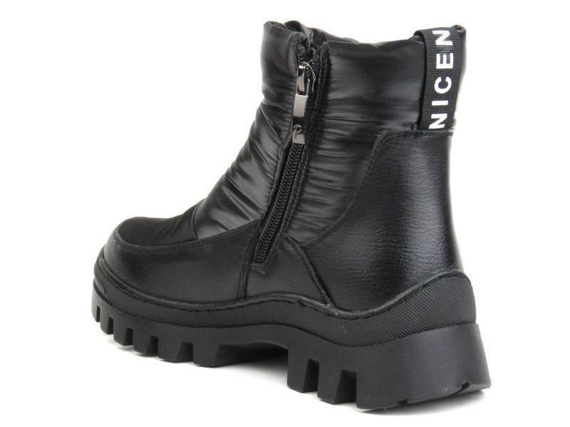 Teplé, vysoké dámské sněhule - Potocki 23-12169, černé