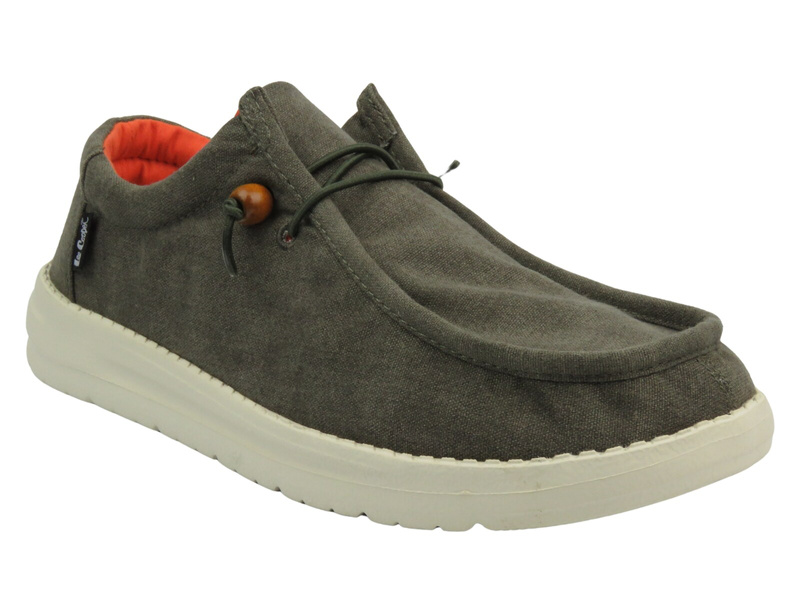 Pánské mokasíny Lee Cooper LCW-25-01-3232M, khaki