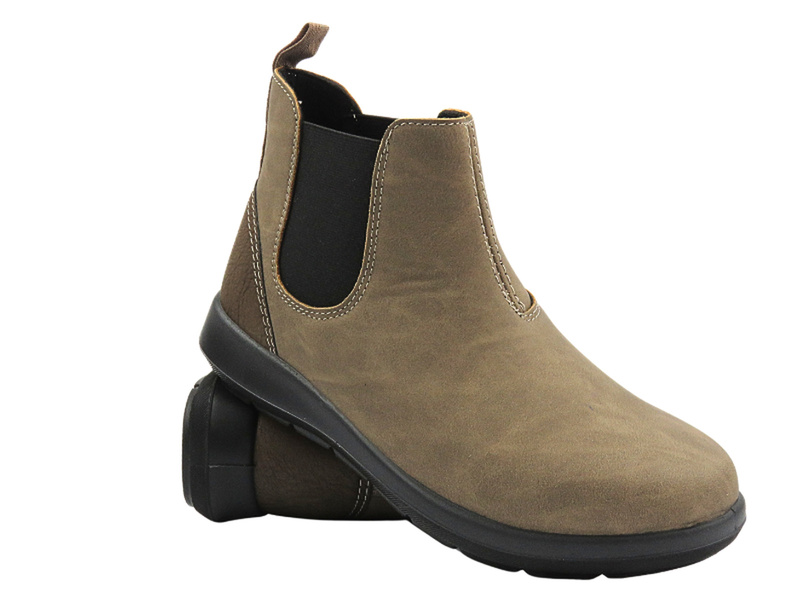 Teplé dámské boty - Inblu WG-59 Brown - Slip-on