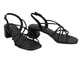 Elegantní dámské sandály na podpatku černé Tamaris 1-28236-42