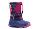 Dětské sněhule AMERICAN CLUB CL09/21, tmavě modré a růžové s princeznou