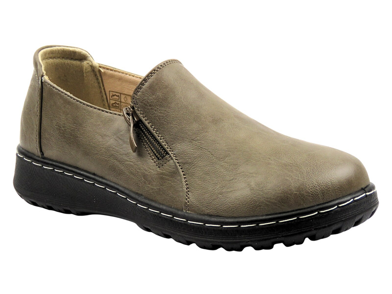 Dámské polobotky khaki Potocki 25-90352