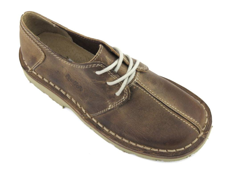 Dámské kožené boty Helios 675, tmavě béžová